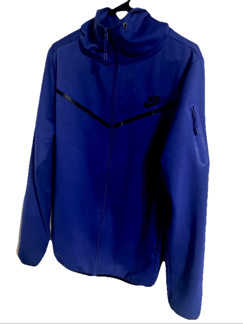 Nike Tech Blue Full-Zip Athletic Jacket